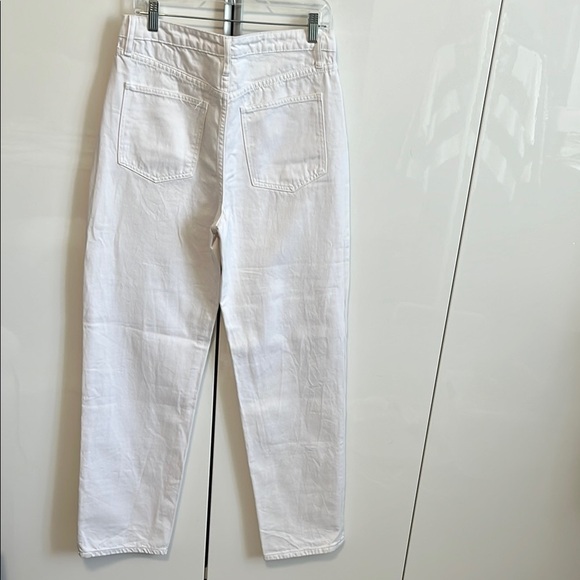WEWOREWHAT NWOT White High Waist Mom Denim Jeans, Size 30 - Picture 9 of 14